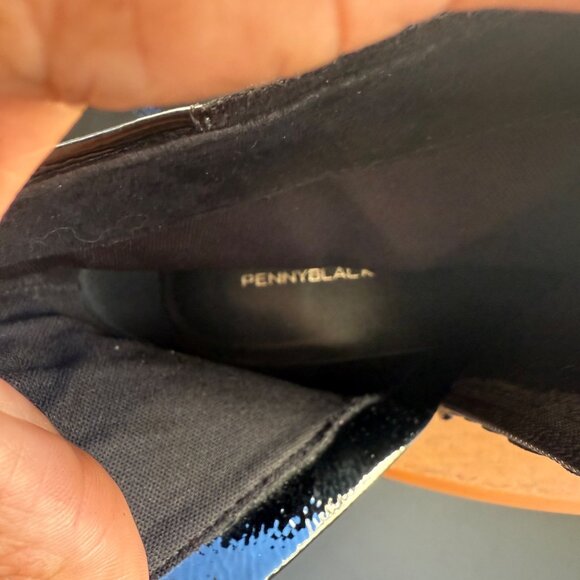 PennyBlack Suede & Leather Pointed Toe Ankle Booties Size 39 - Picture 8 of 8